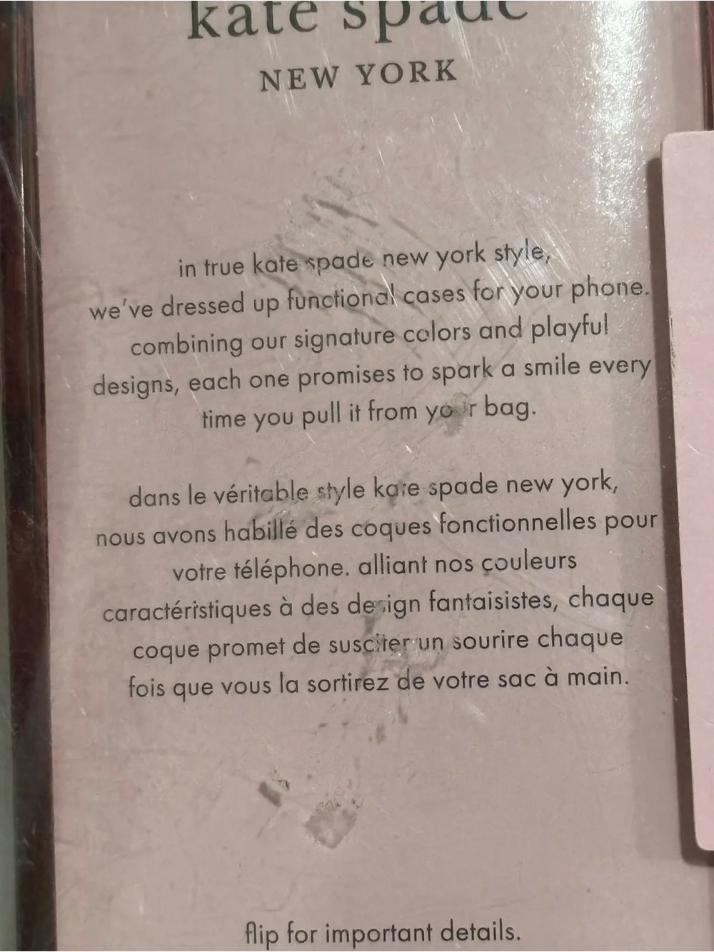 kate spade New York Pink iPhone 5.4